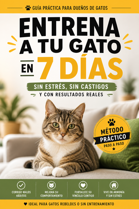 Entrená a tu gato en 7 días